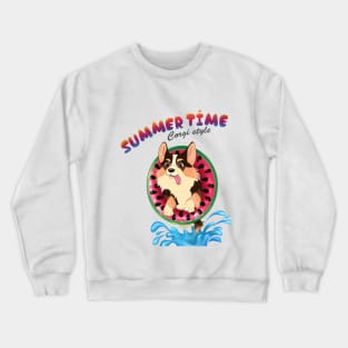 Blaze the corgi Crewneck Sweatshirt